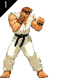 Ryu punching